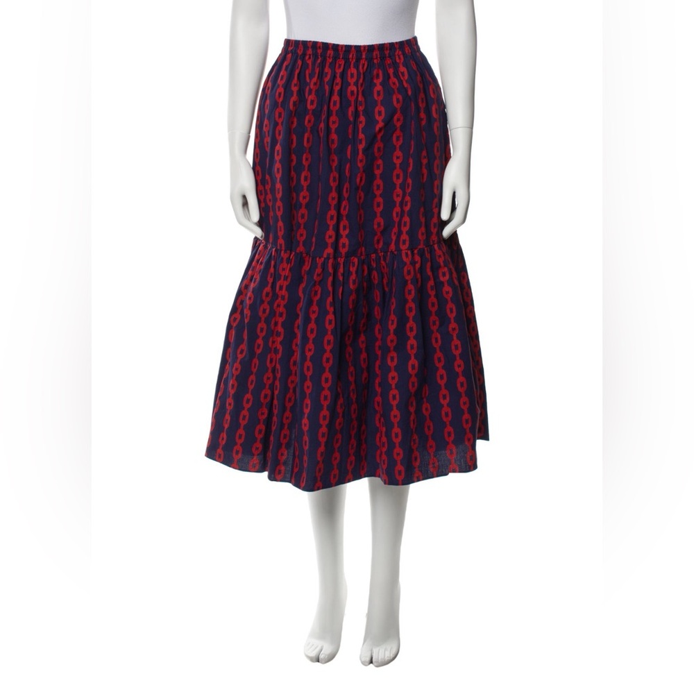 Clare V printed skirt